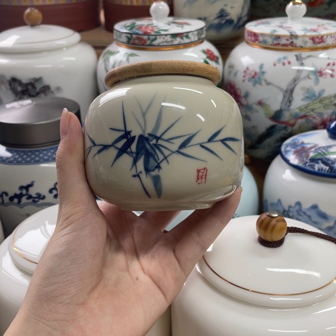 摆件茶叶罐蜂密封罐