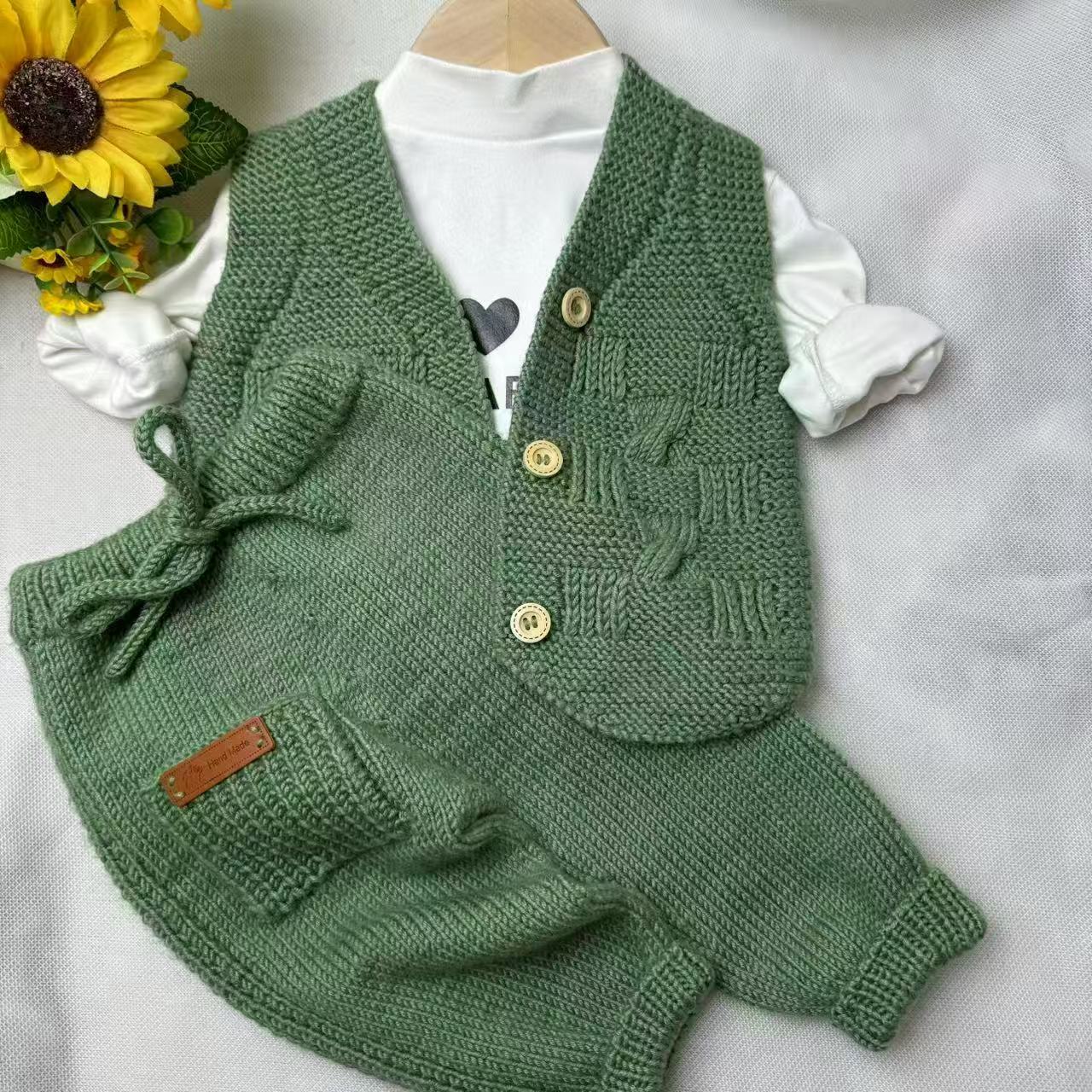 文倩推荐  小棒针中粗毛线柔软手工编织衣服专用线