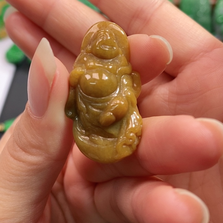 颈饰未镶嵌翡翠吊坠