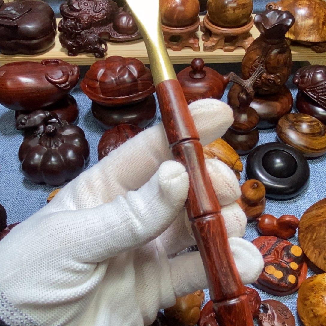 小叶紫檀手串/手链段光紫檀痒痒挠