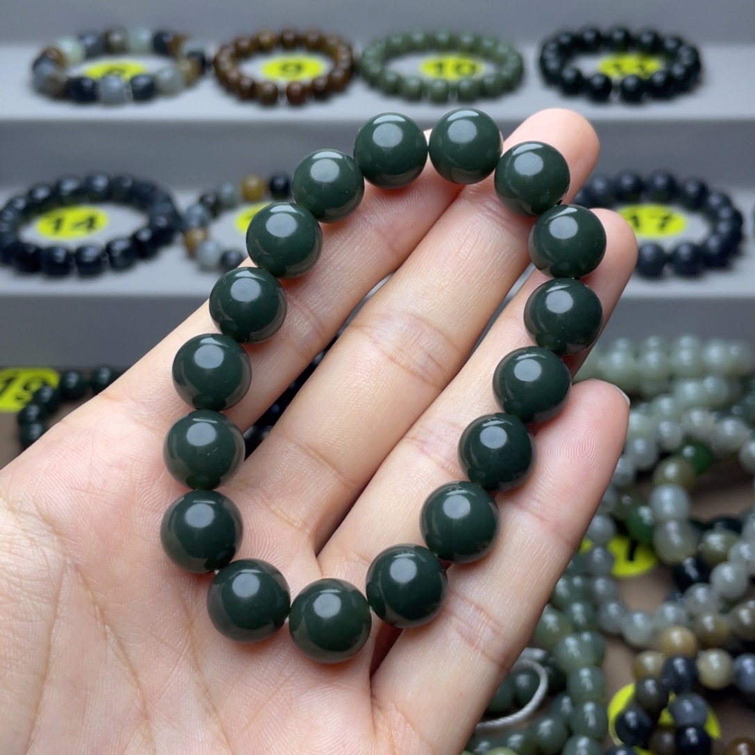 和田玉未镶嵌手链