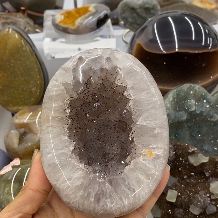 珠宝半成品紫晶未镶嵌20