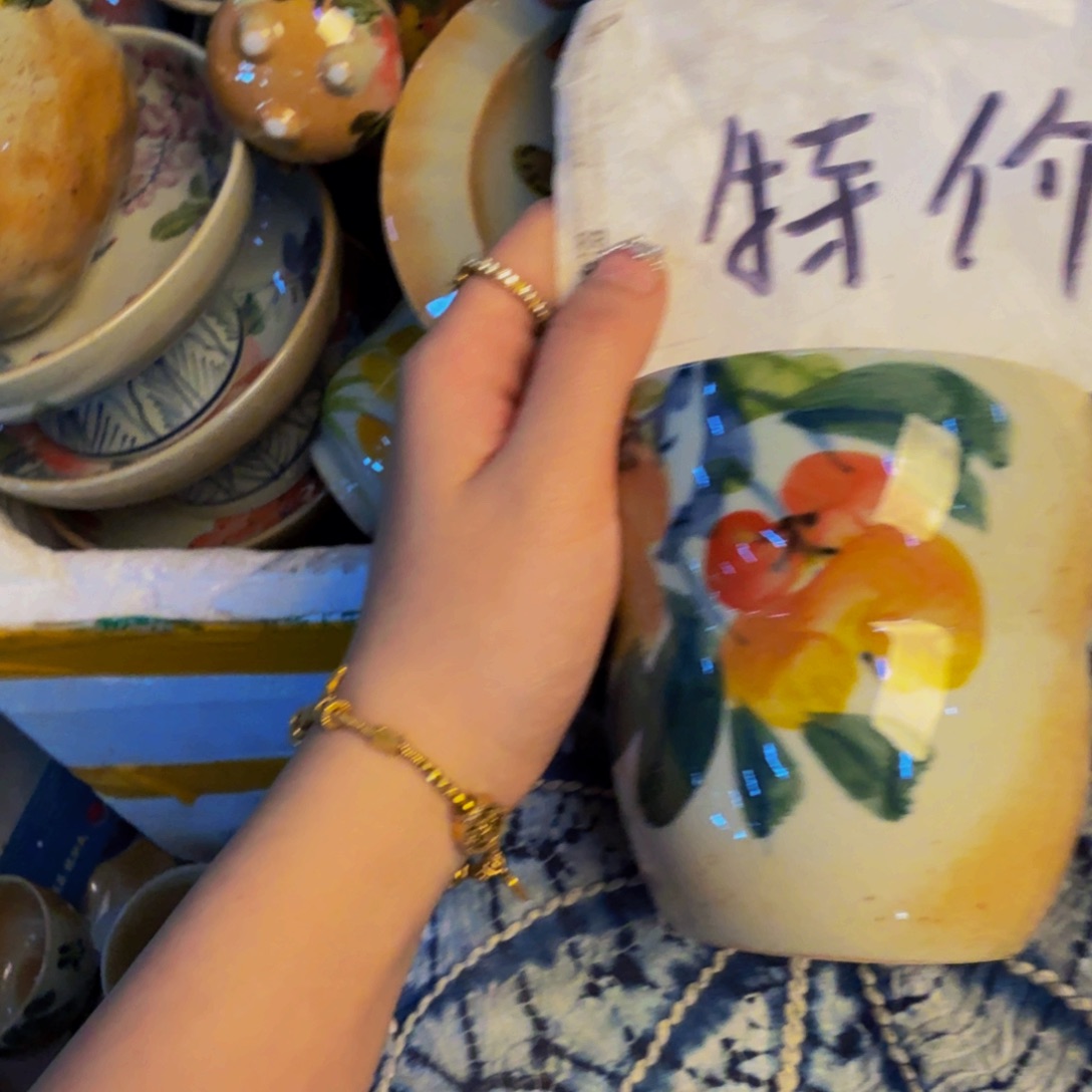 瓷片景德镇陶瓷手工手绘