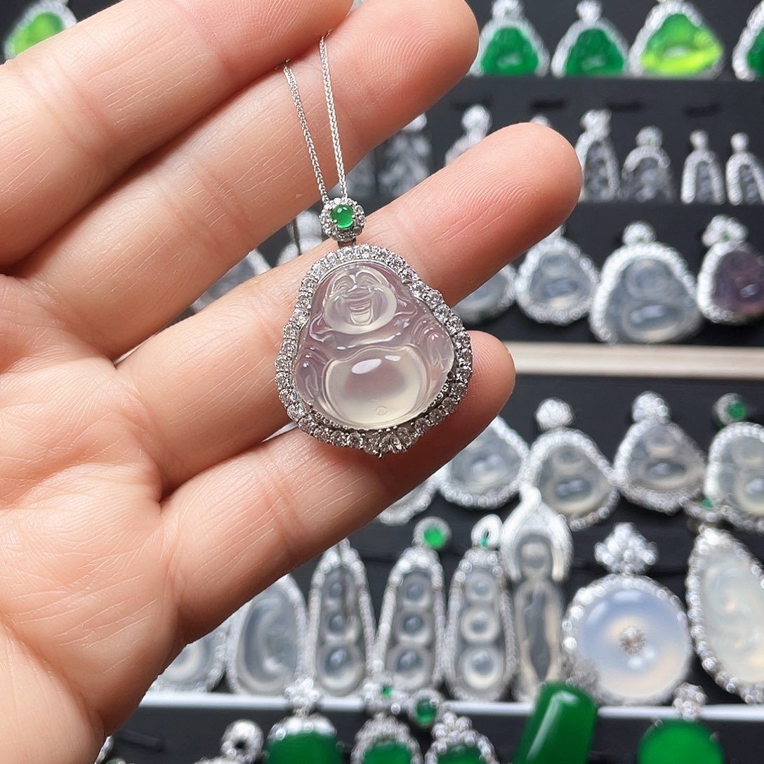 玛瑙/玉髓颈饰银S925镶嵌