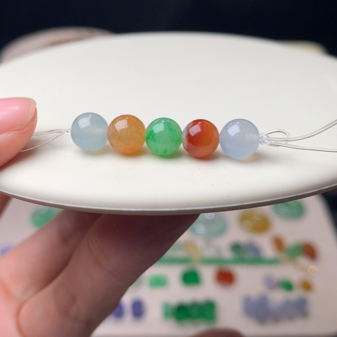 翡翠散珠天然翡翠