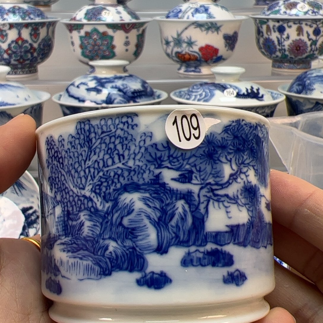 杯木木景德镇纯手绘茶具109