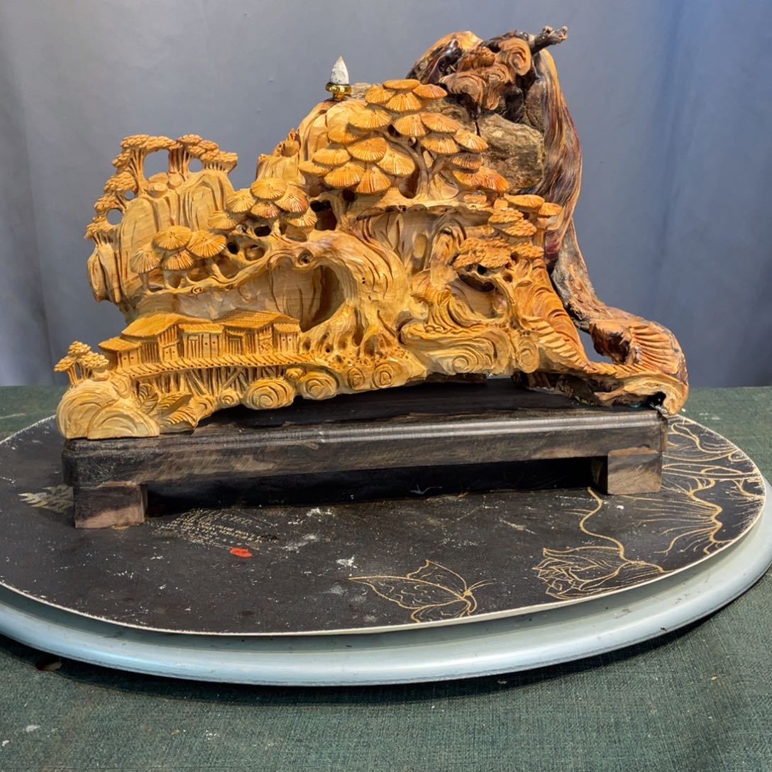 柏木（崖柏）崖柏抱石精品