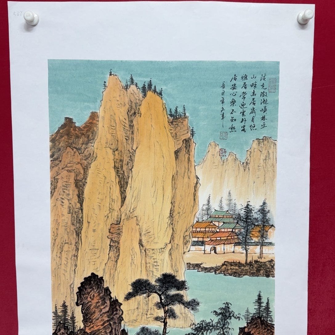 国画国画李文军教授精品