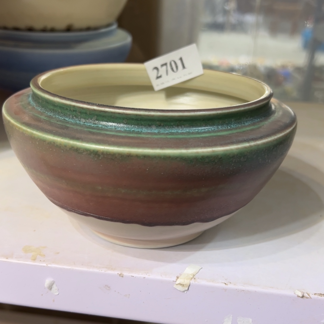 红陶口12高8 景德镇手工花盆