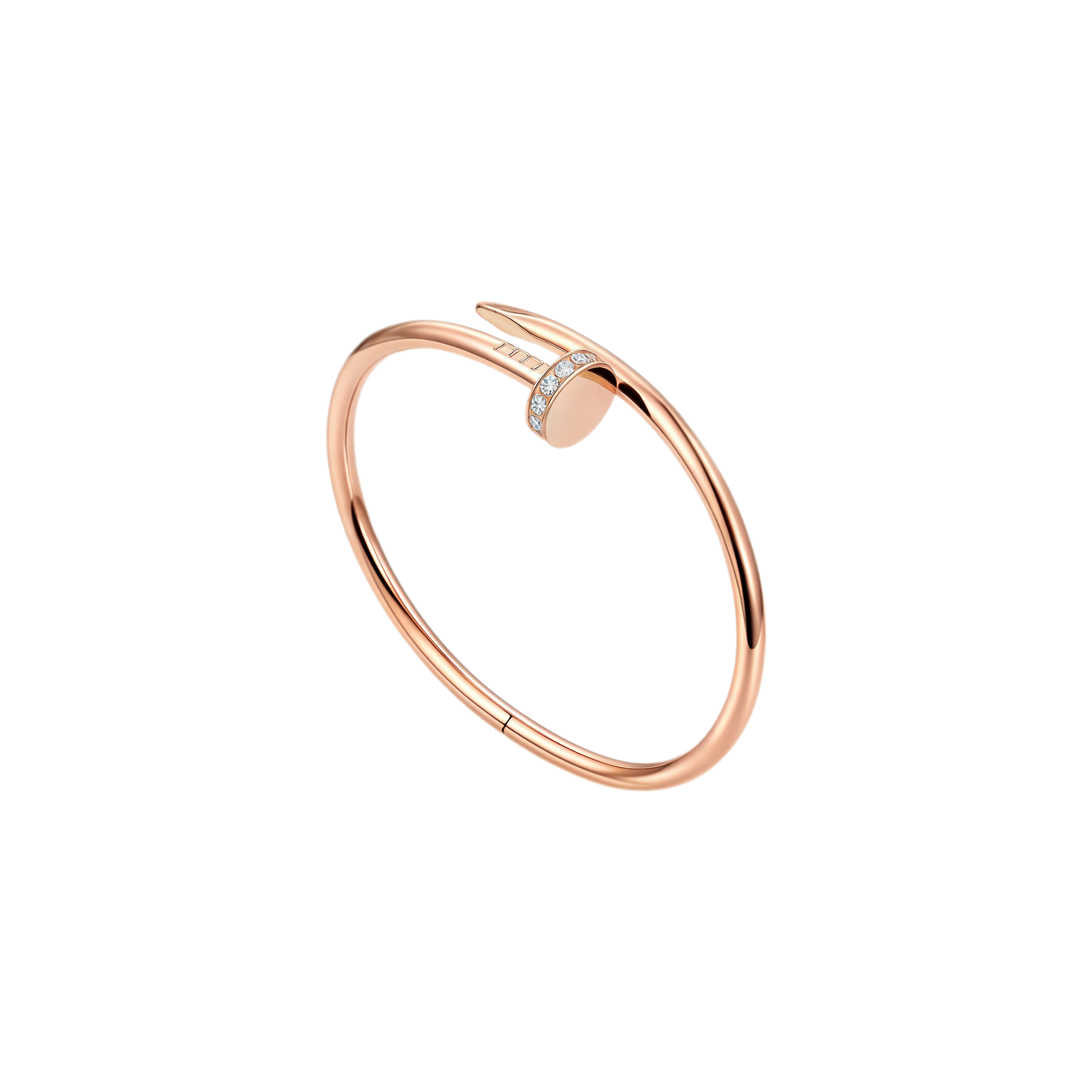  【香港高版本】 CNC精工V金 钉子镯轻奢气质款