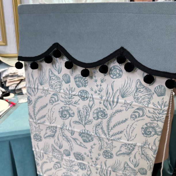 窗幔成品1米宽20公分高