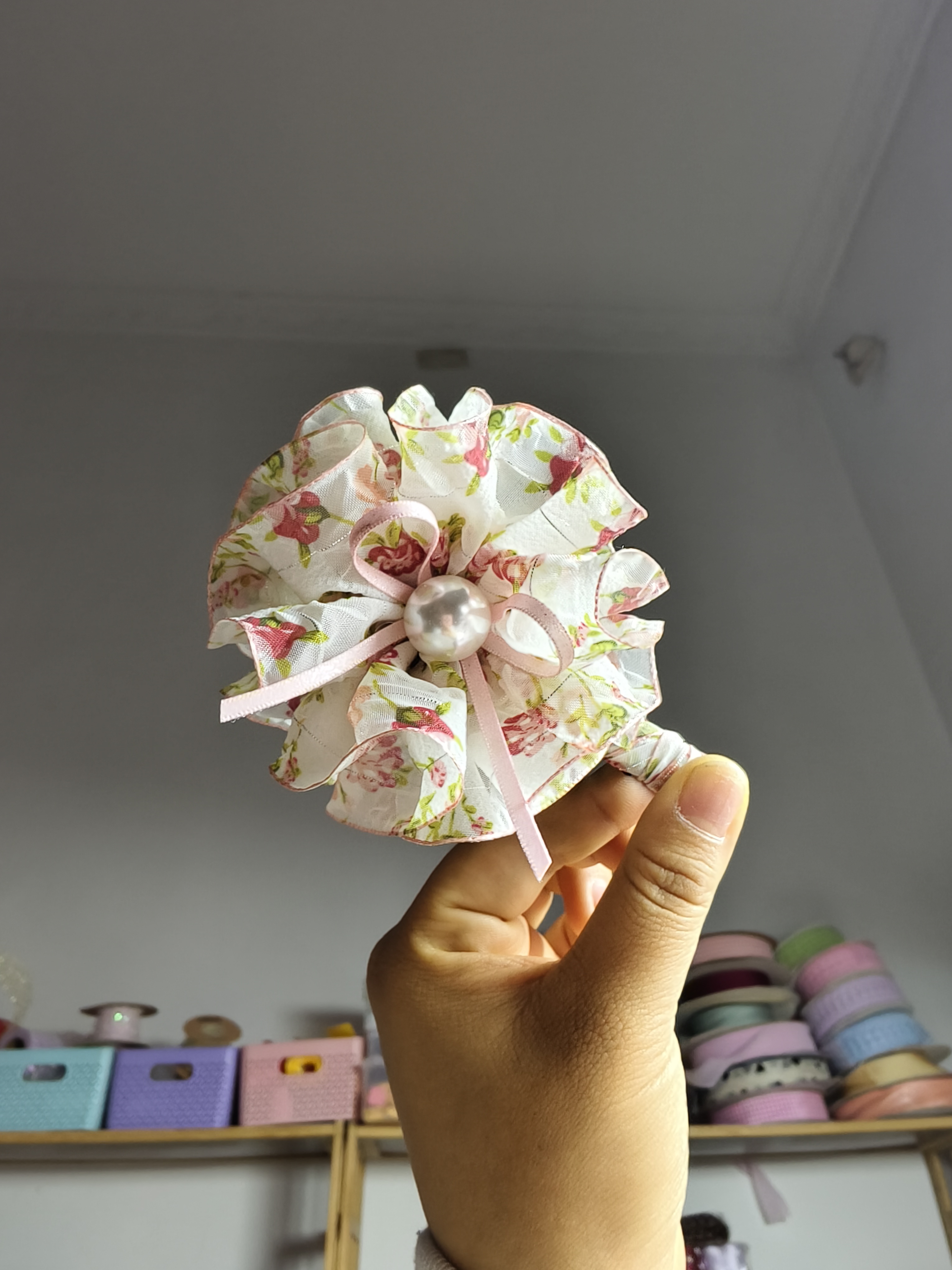 小碎花边夹仙女款发饰