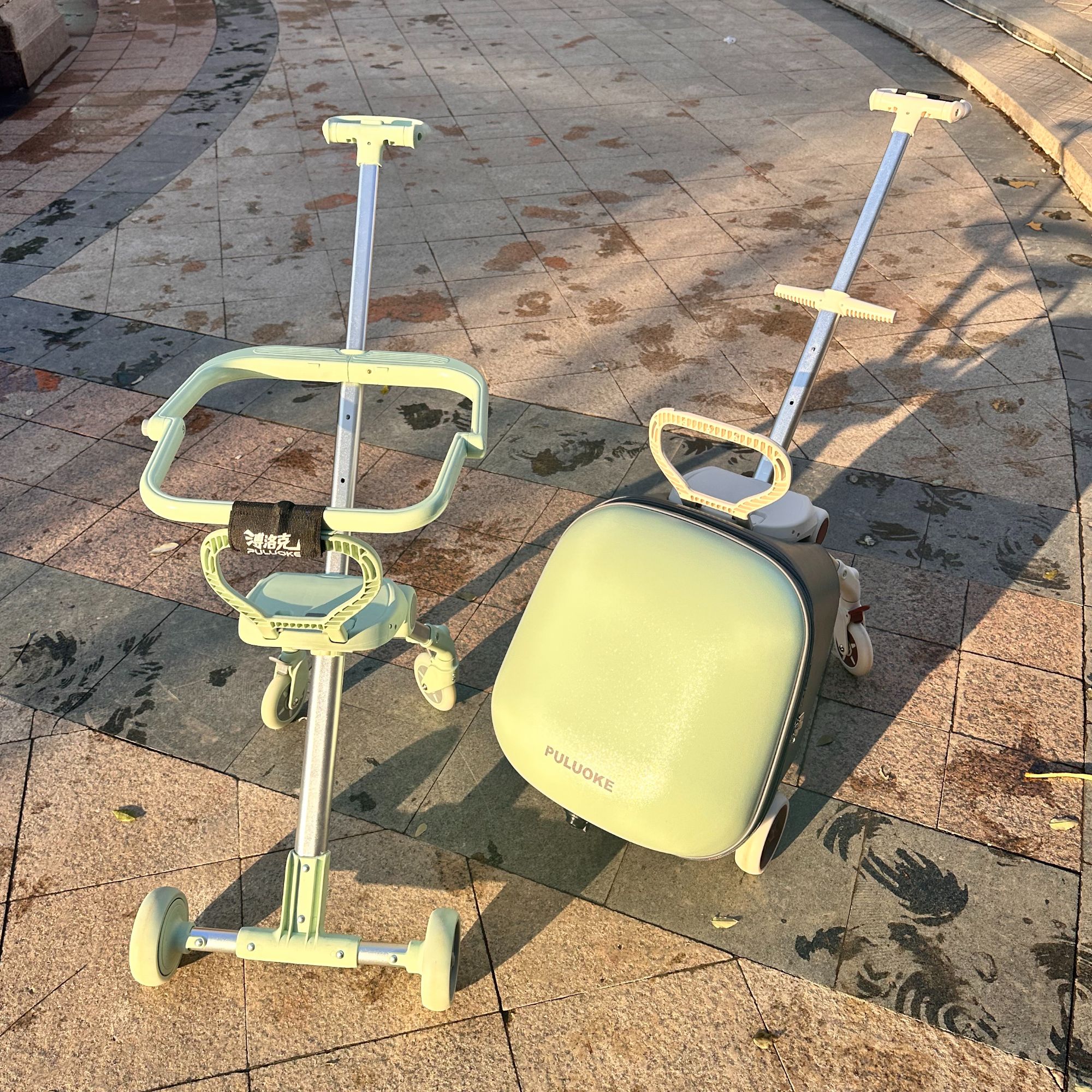 2026靠背款【遛娃神器+儿童行李箱】2合1儿童行李箱网红行李