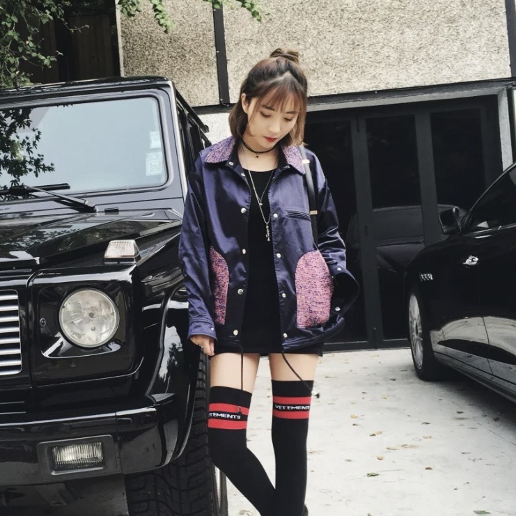 95新 Chanel/香奈儿 E600207/拼接酒红编织夹克外套 /34码