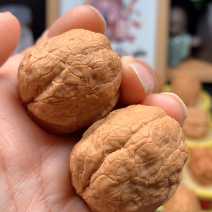 桃核把件蛤蟆头39尺寸