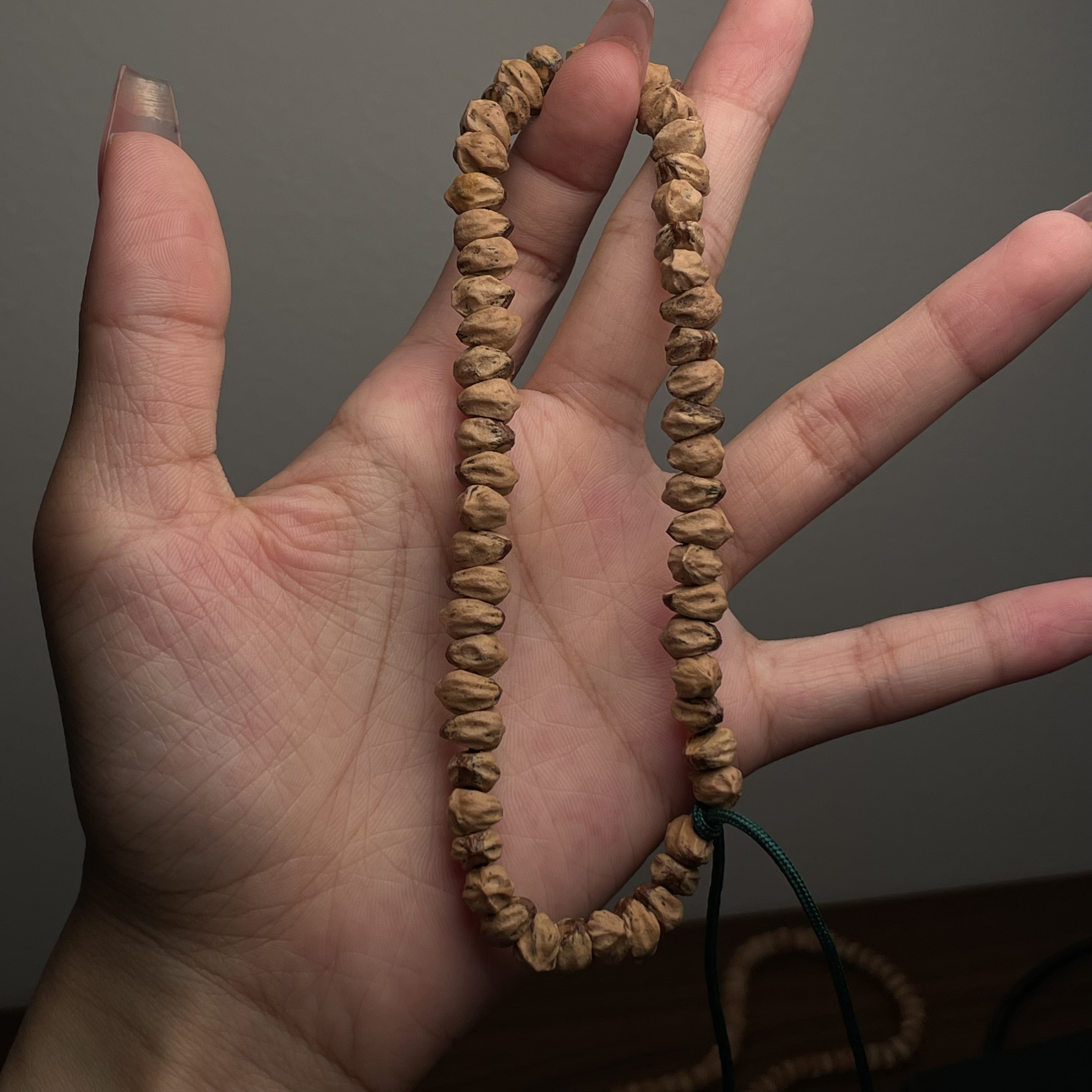 热振柏香微磨红芽微脏皮手持