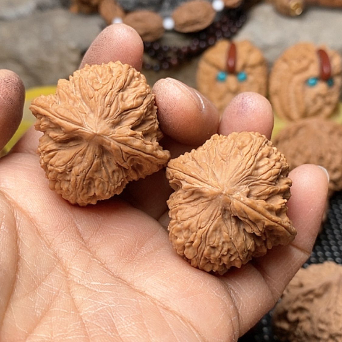 【闪购商品】文玩核桃把件精品南疆37