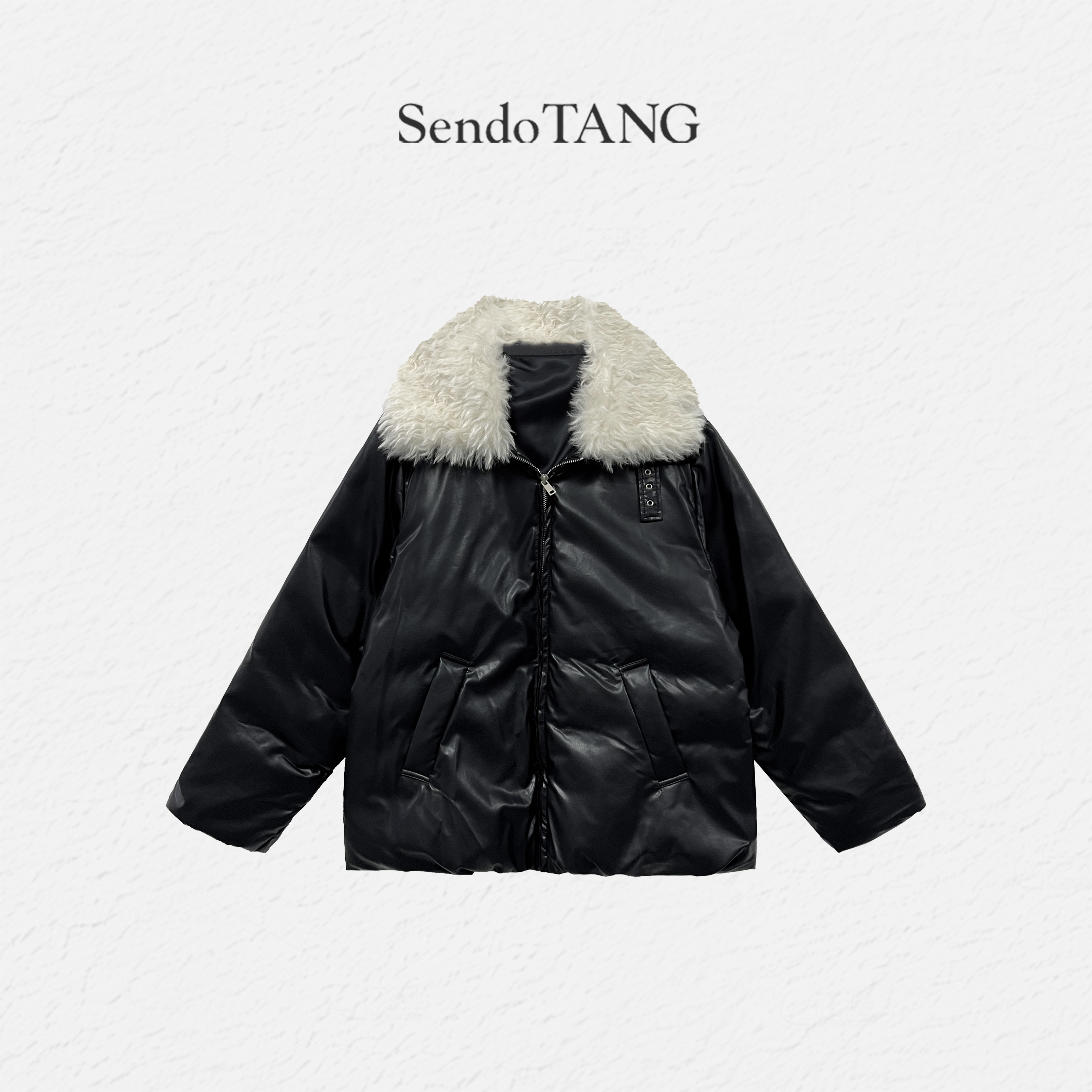 大码羽绒服【北欧牧歌】胖多女装新款遮肉时尚宽松羽绒服外套