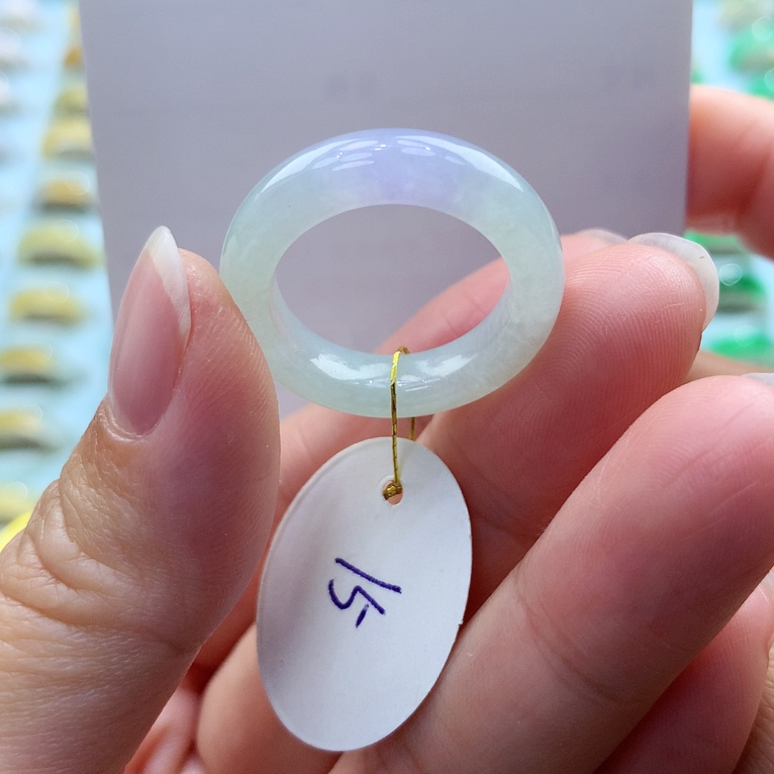 翡翠戒指未镶嵌15圈