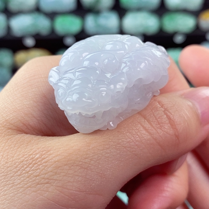 翡翠颈饰未镶嵌天然