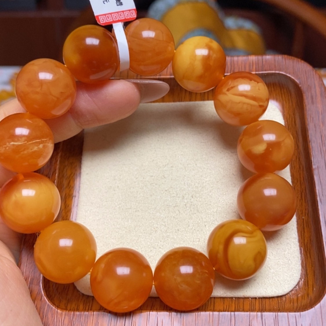 【闪购商品】蜜蜡手链未镶嵌手串