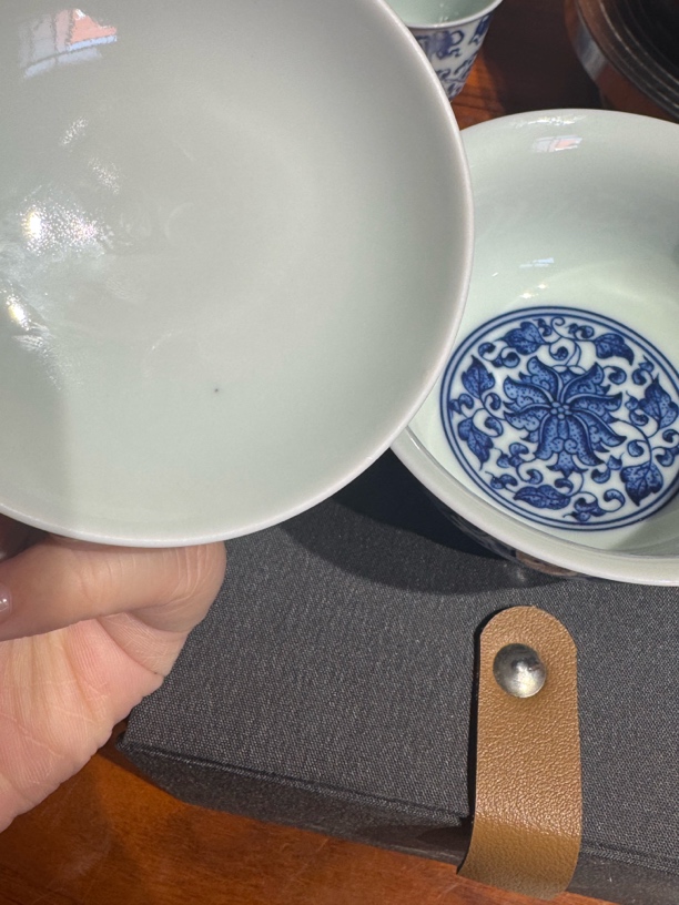 两才盖碗陶瓷茶具微瑕疵140cc