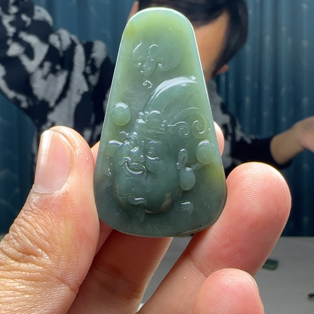 和田玉未镶嵌吊坠(不含链)