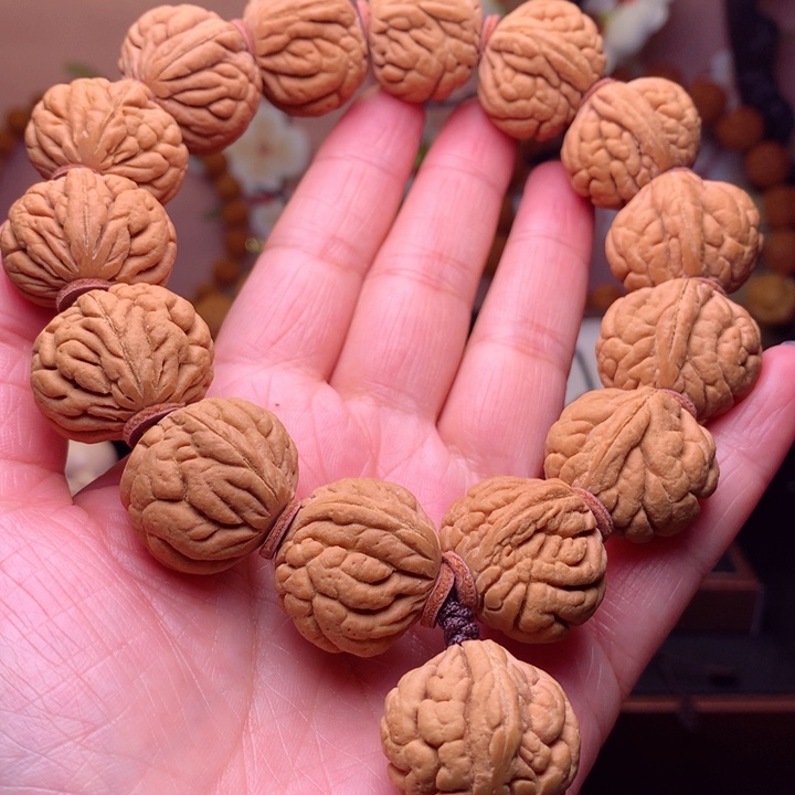 桃核手串龙纹桃核4