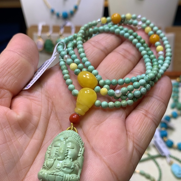 绿松石未镶嵌套装