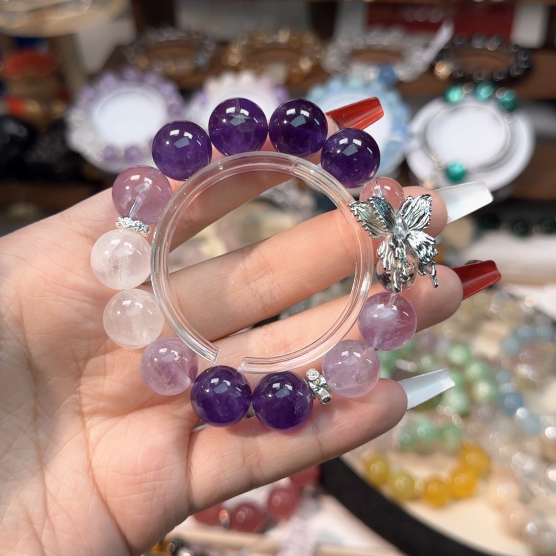 水晶手链未镶嵌设计款拍2发1哦！！