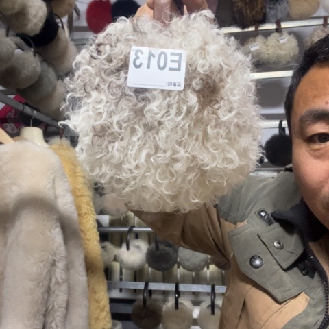 山羊皮真皮真毛原生态纯天然13