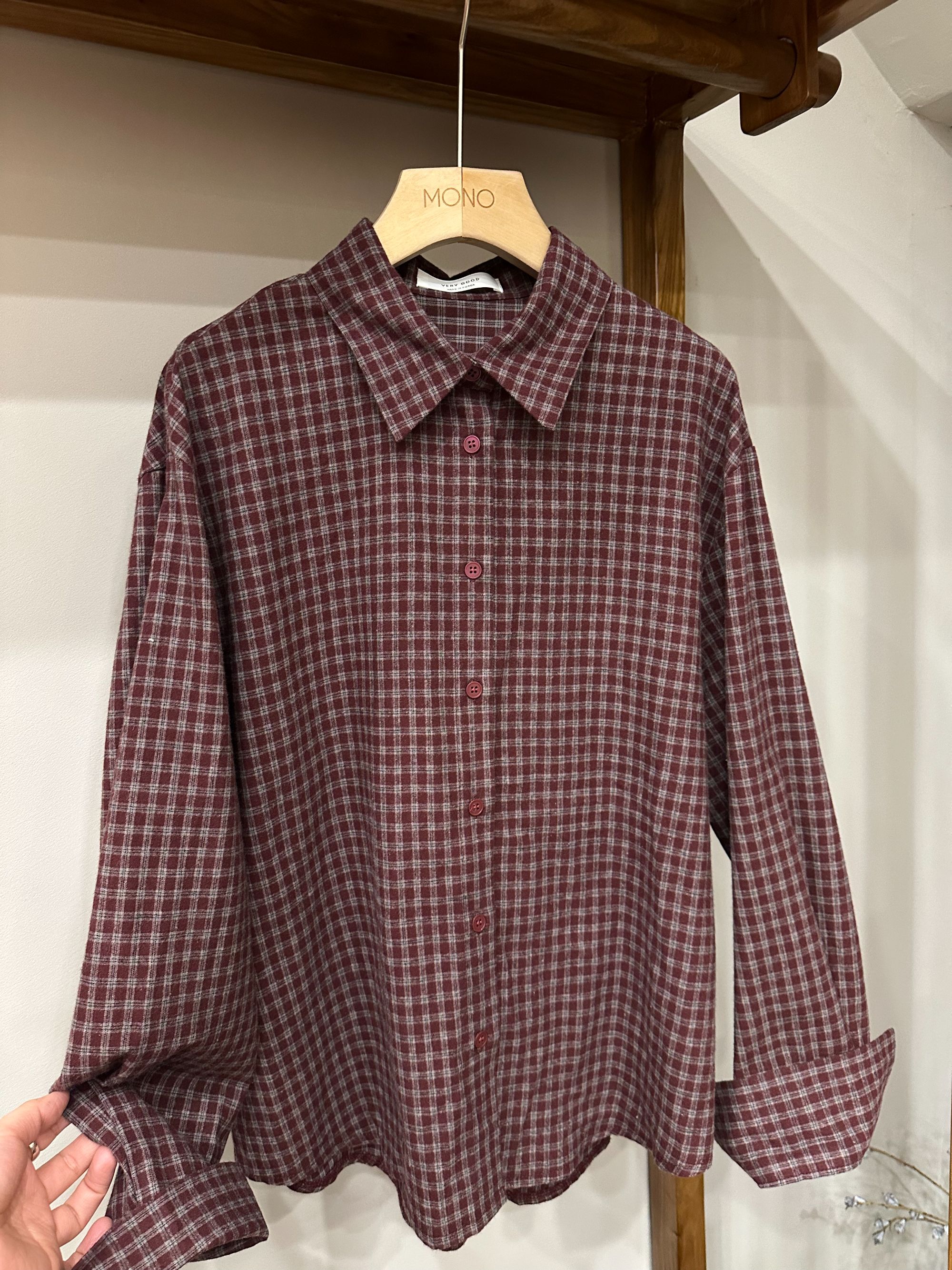 韩国正品不支持退换/VE/格子衬衣/1210/2/19