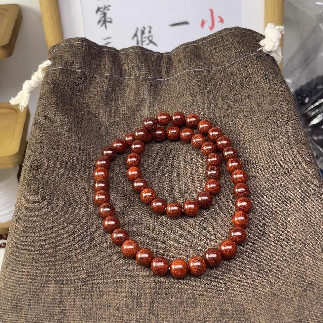 檀香紫檀（小叶紫檀）原生态0.8双圈