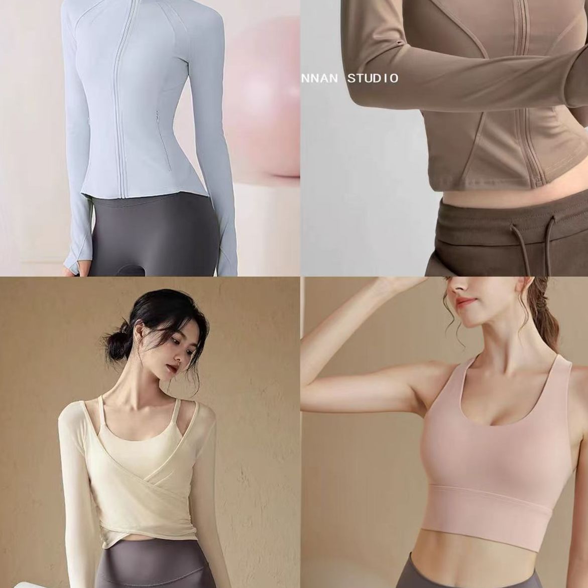 新（18号）瑜伽普拉提休闲健身衣 百搭显瘦运动速干18