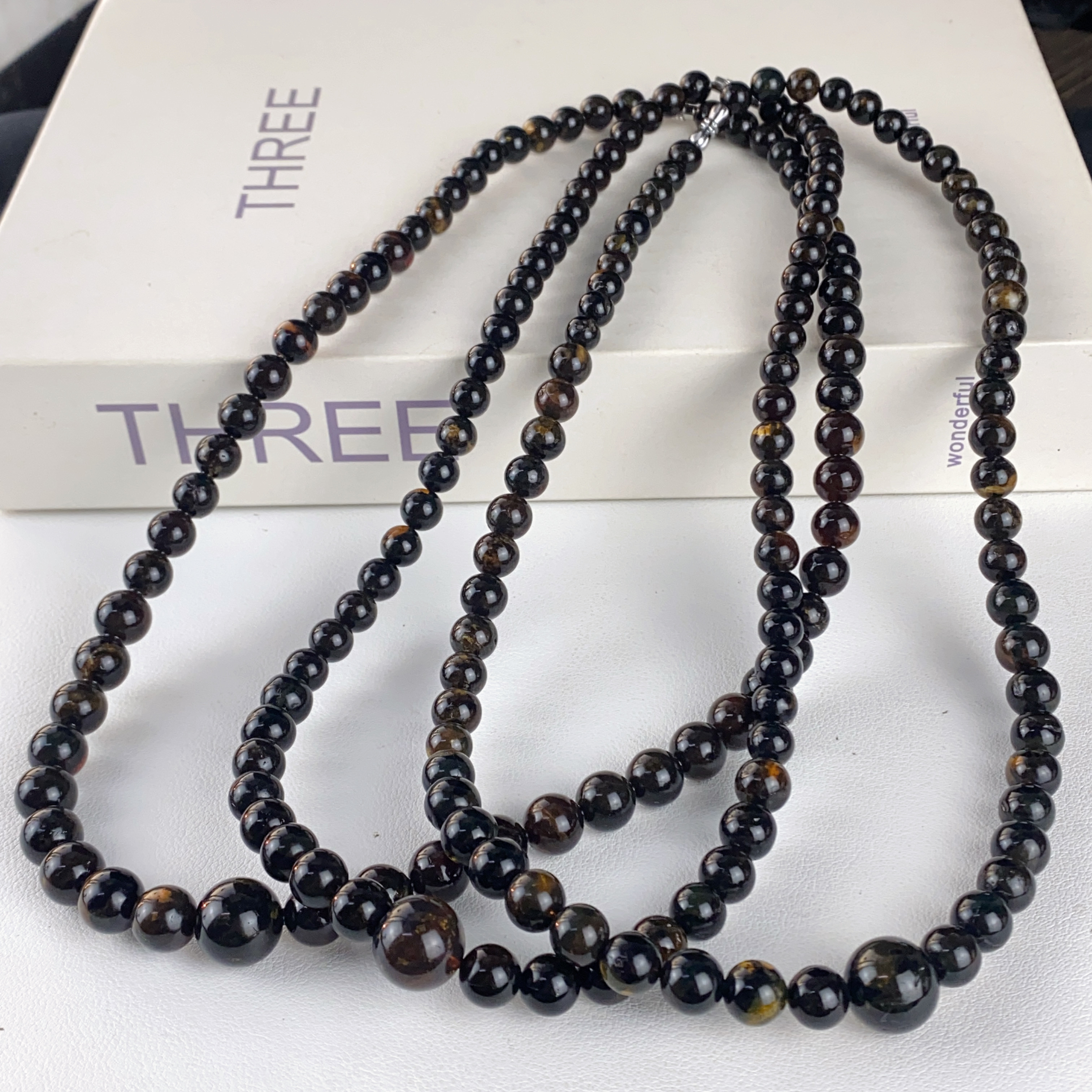 1016/琥珀轻奢精美时尚塔链项链/多样性发/一件