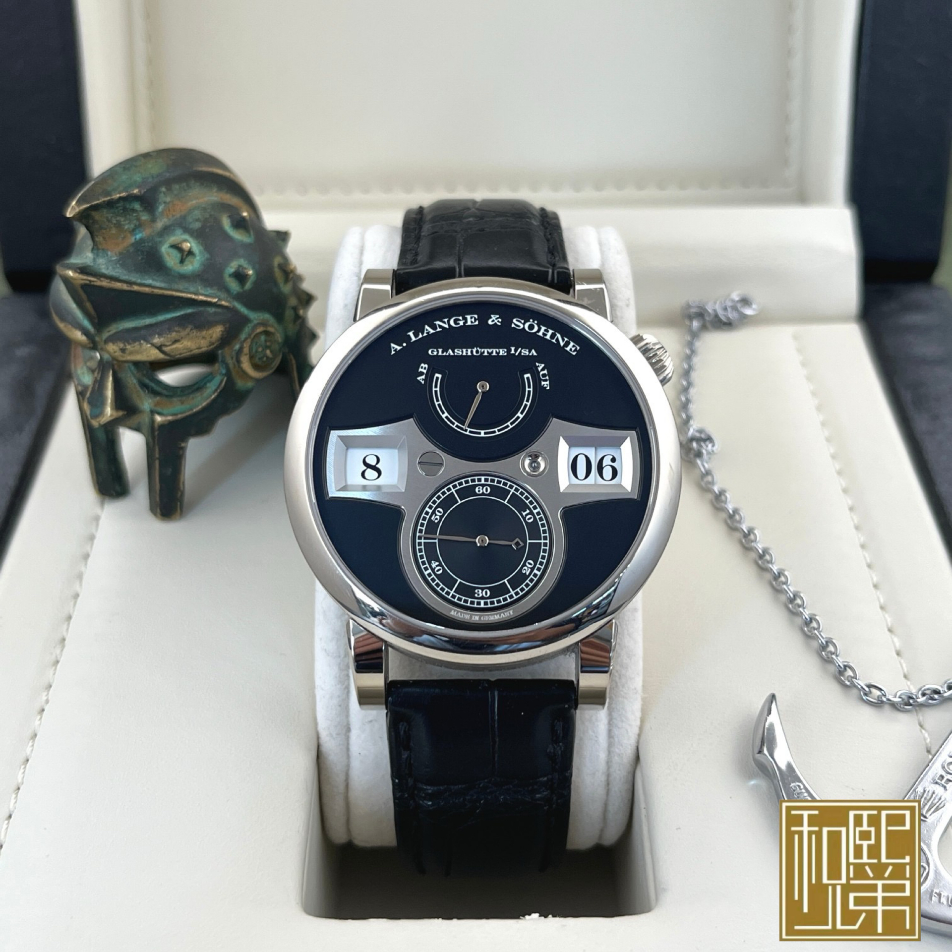 95新 A. Lange & Sohne/朗格 ZEITWERK/140.029/猫头鹰/17全/41.9