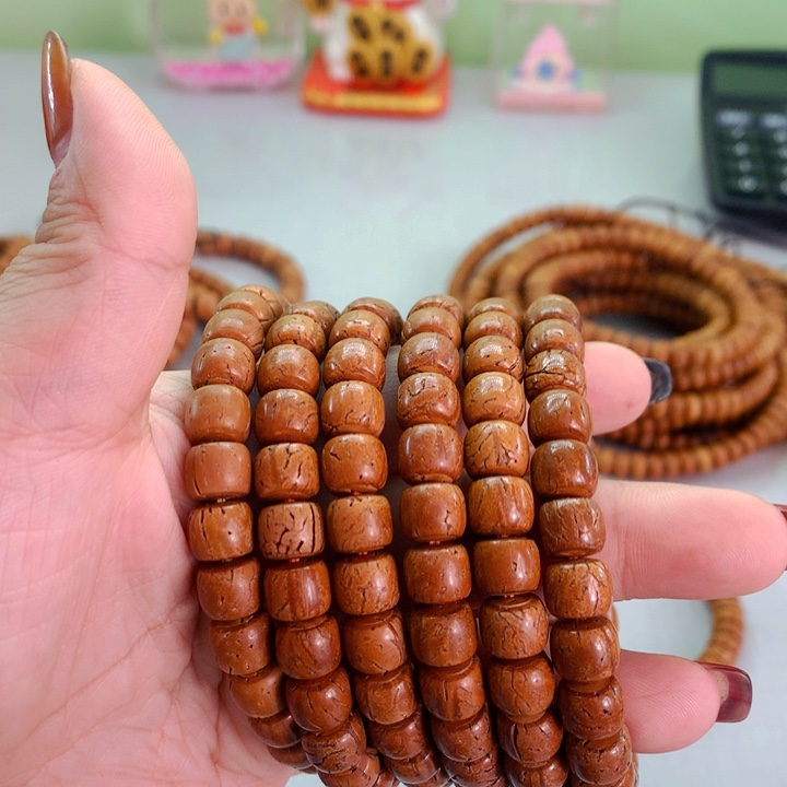 木质类司*桃核手串精工老型97