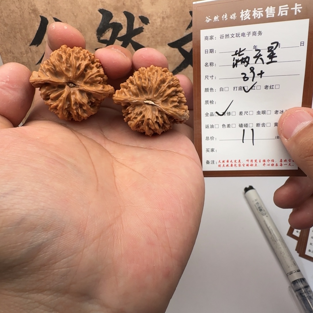 文玩核桃吊坠11满天星