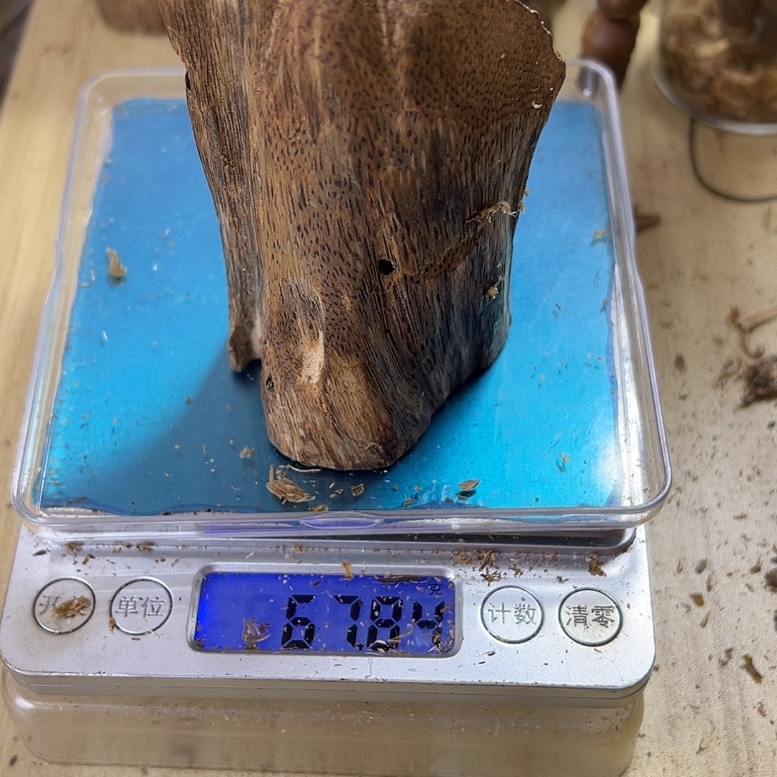 香料绿奇楠虫漏67克白棋