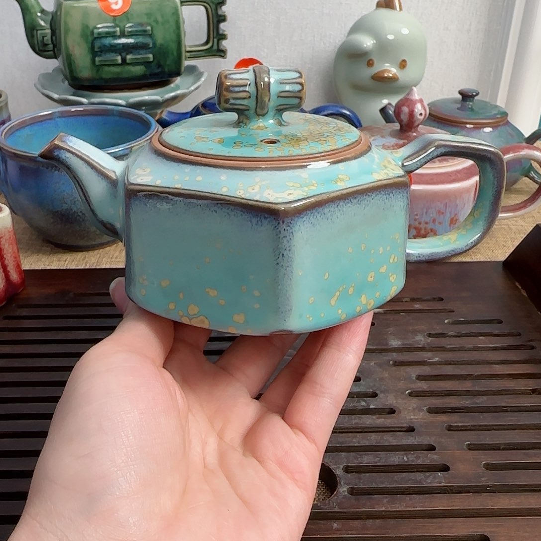 罗*泊垕瓷甄选大成壶手工