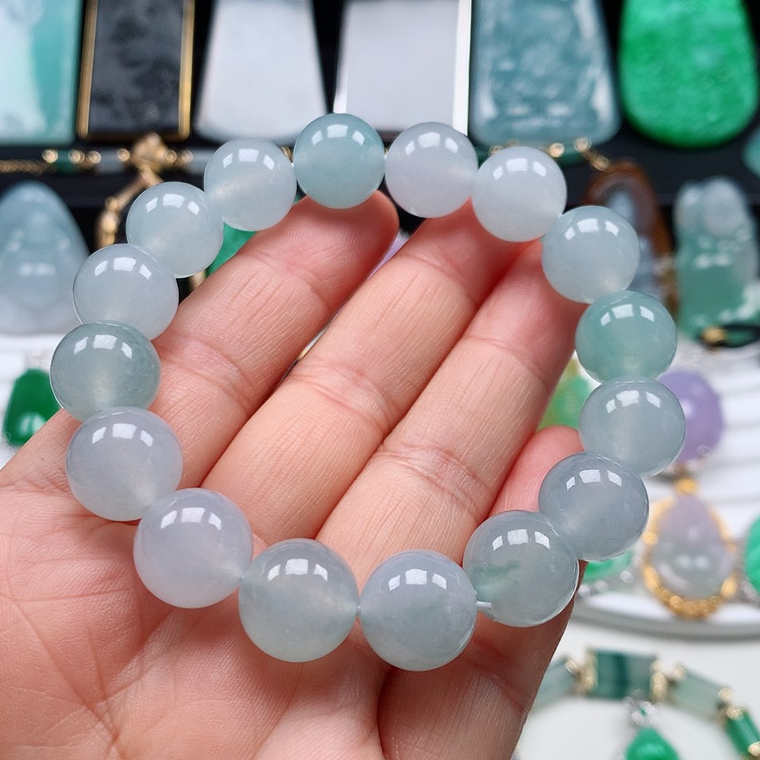 翡翠颈饰未镶嵌卡12.4