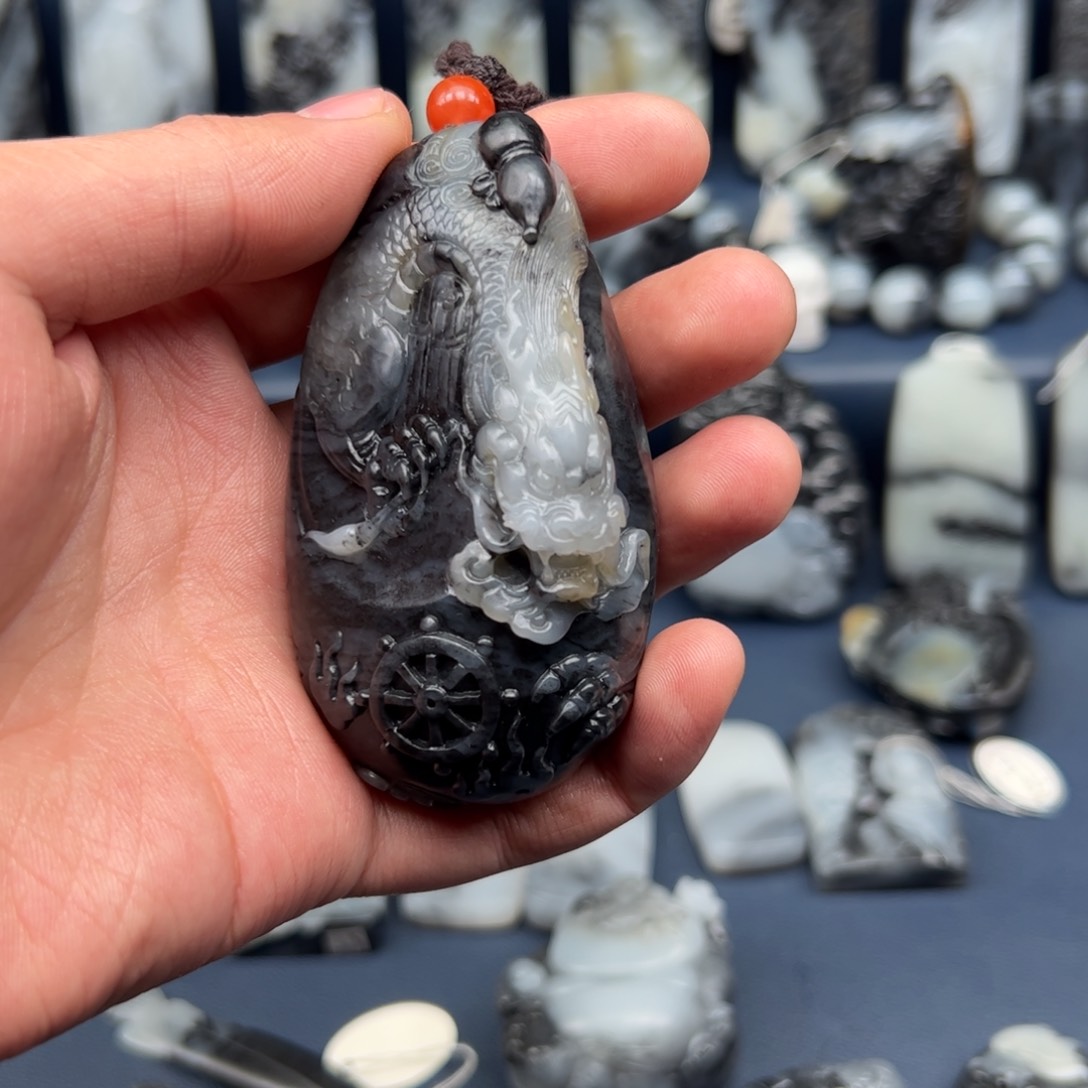 和田玉把件未镶嵌C*