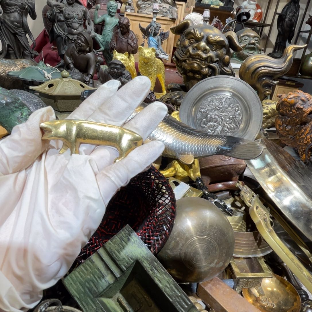 大阪回流铜器摆件7