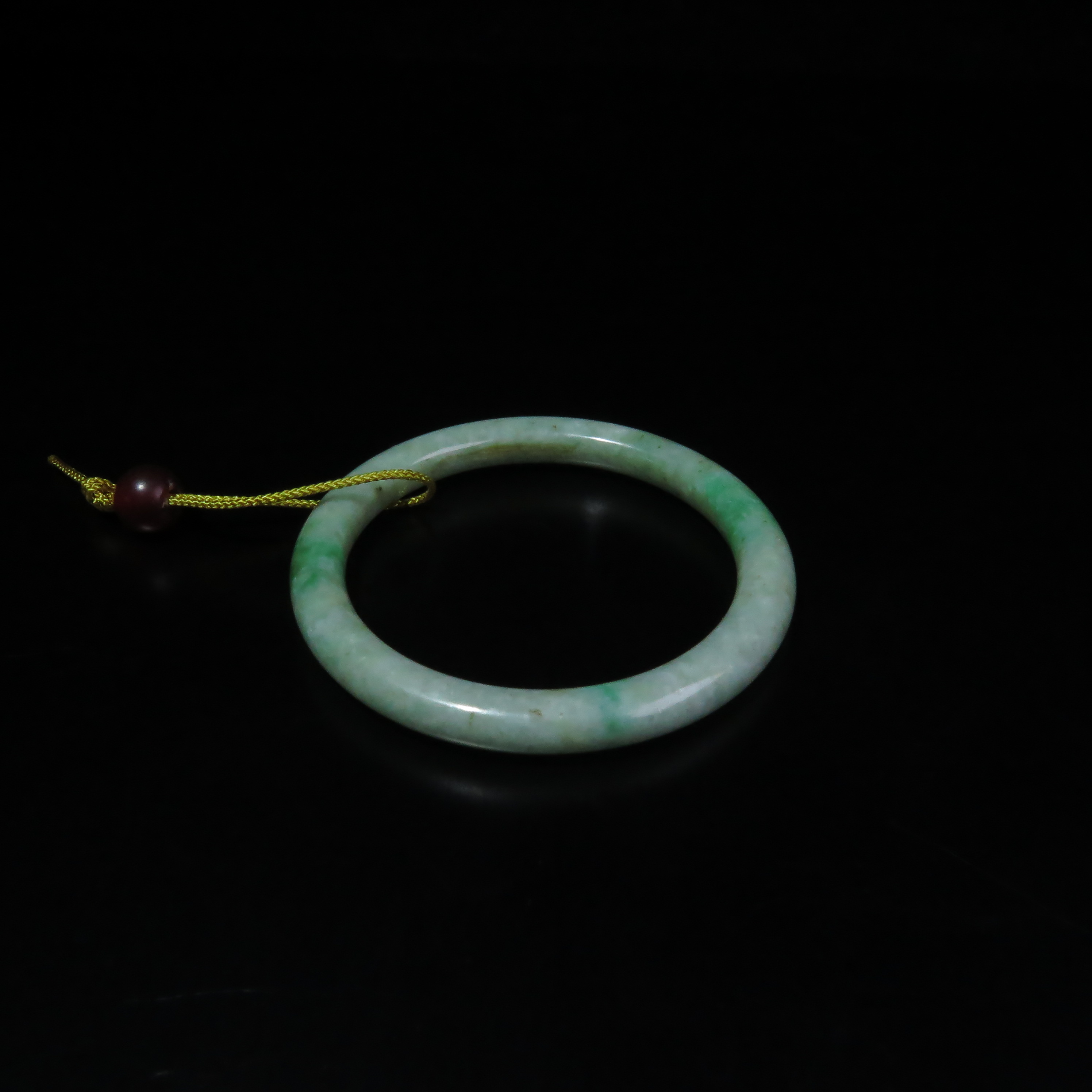 民国翡翠文人环/MZ530950/翡翠/民族文物