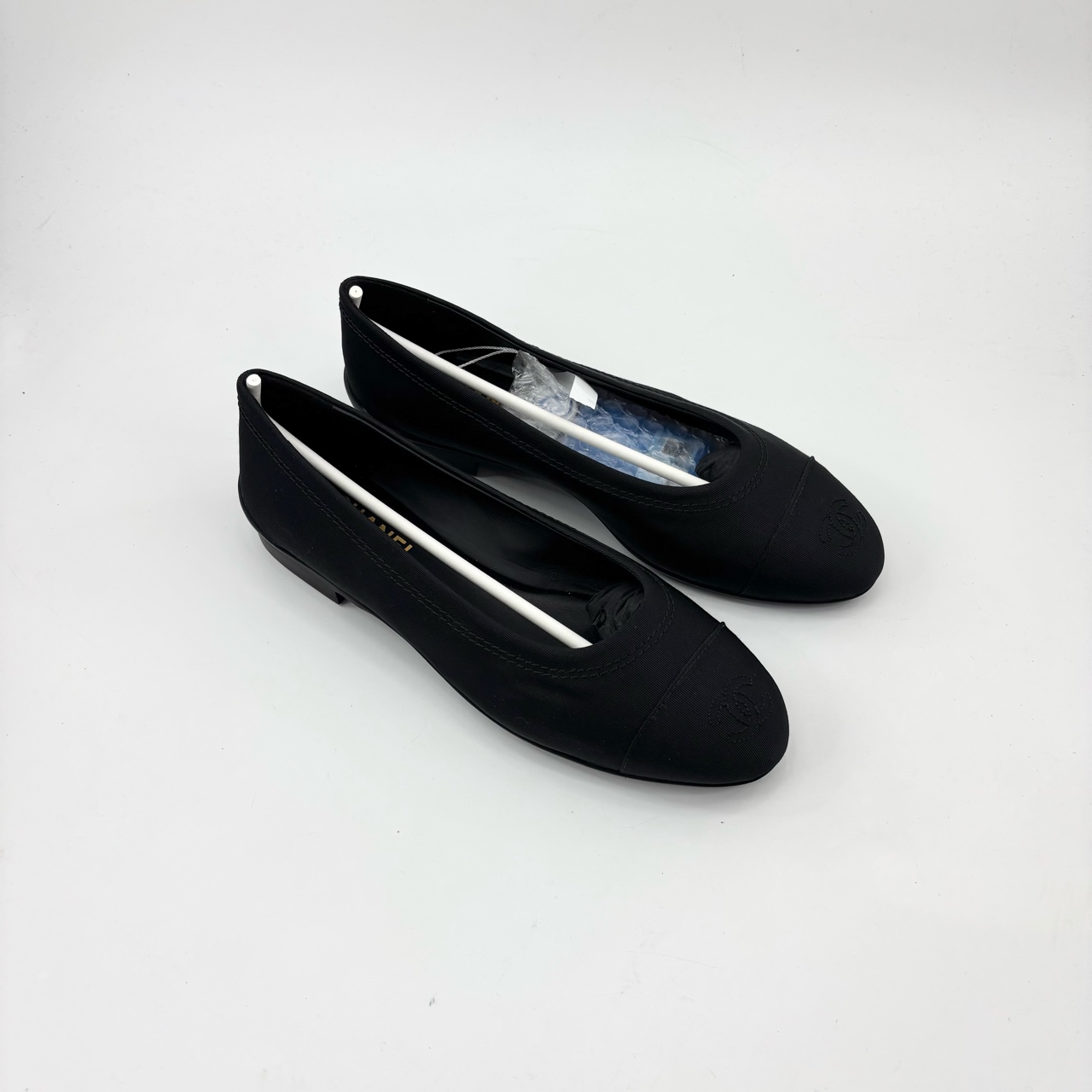 未使用 Chanel/香奈儿 35码~38码黑色浅口软底圆头平跟芭蕾舞鞋