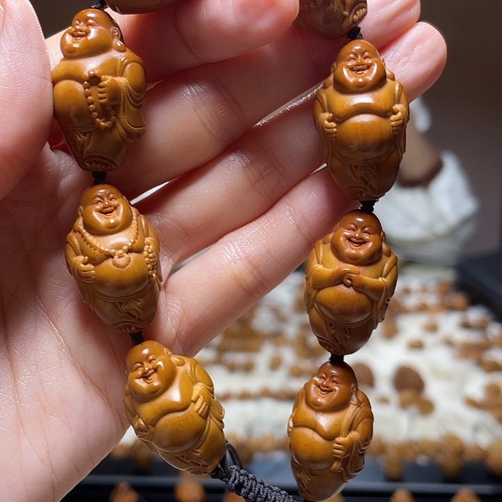 橄榄核手串/手链小金条