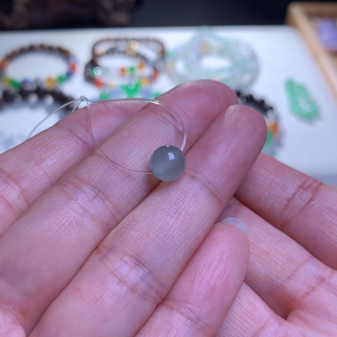 未镶嵌手链翡翠翡翠手串卡7.5