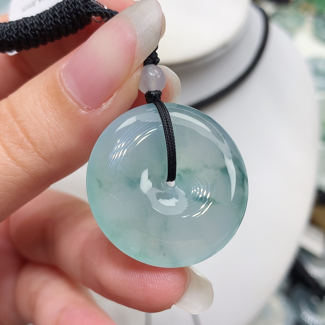 翡翠未镶嵌胸饰翡翠116，27.1/6.3