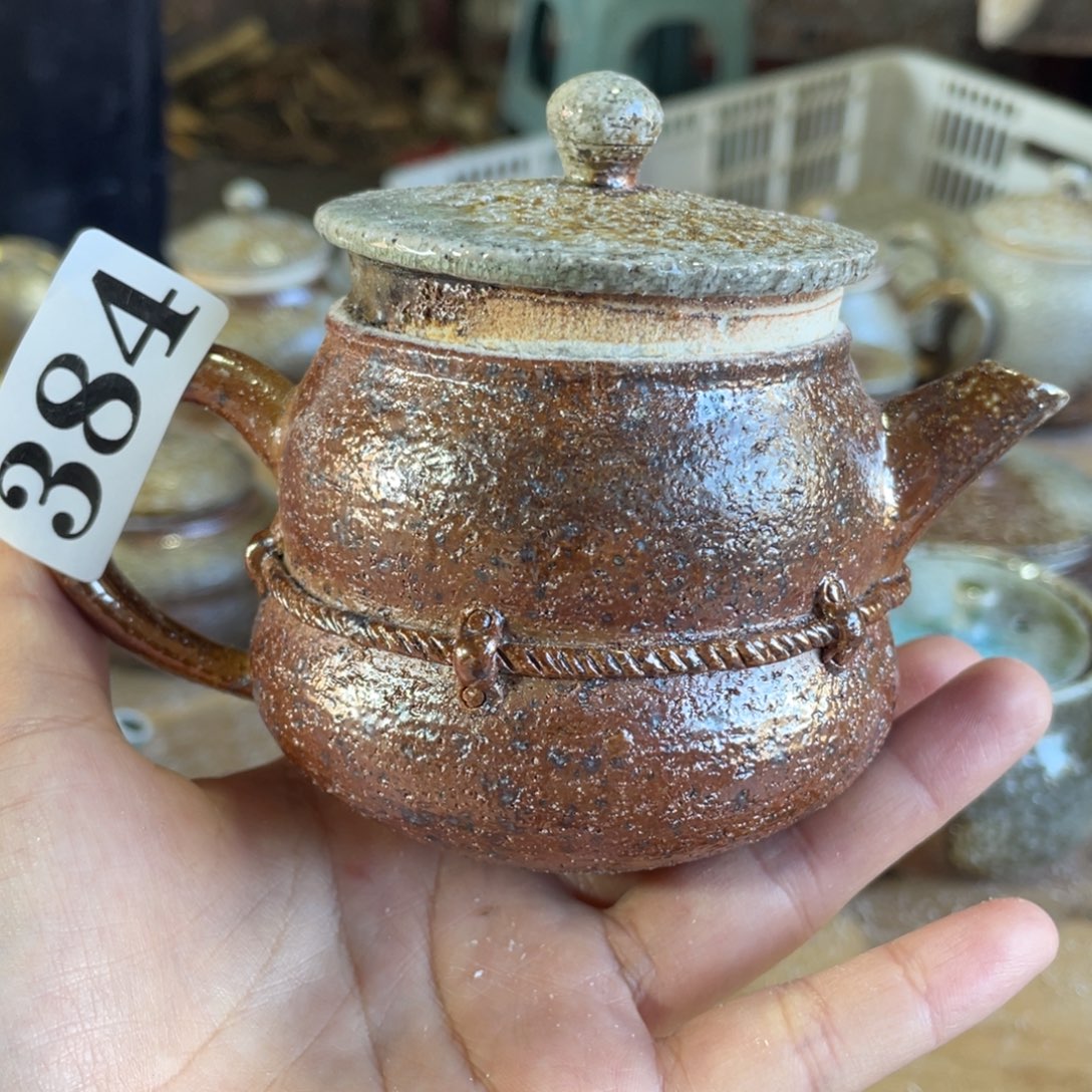 陶纯手工柴烧茶壶茶具