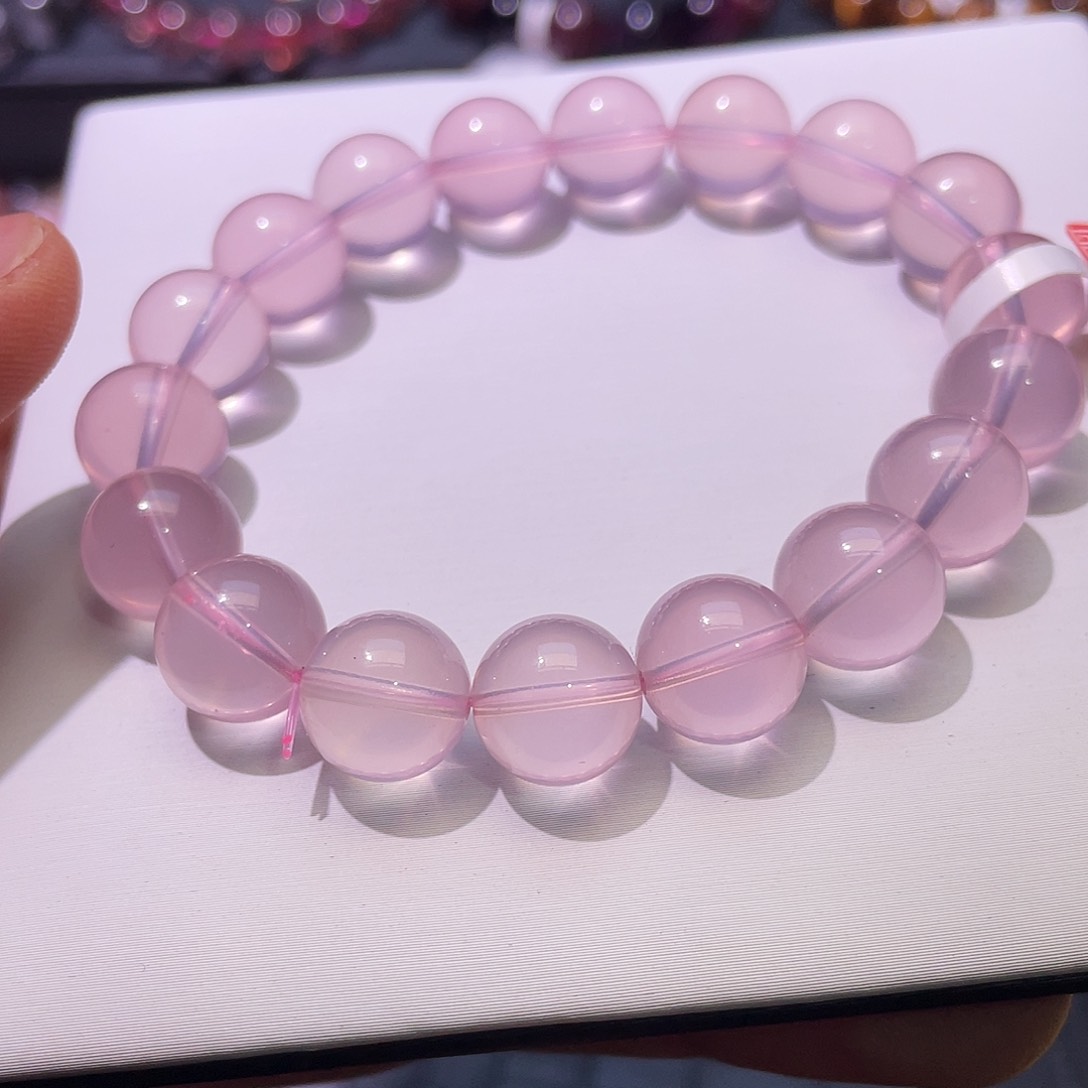 水晶手链未镶嵌粉水晶